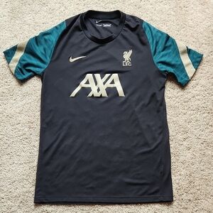 Nike Black and Teal LFC Shirt